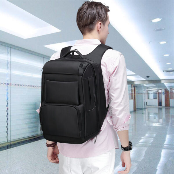 UrbanFlex Anti-Theft Waterproof Laptop Backpack with USB Charging Port, Business & Travel Bag for 15.6" Laptops - Image 4