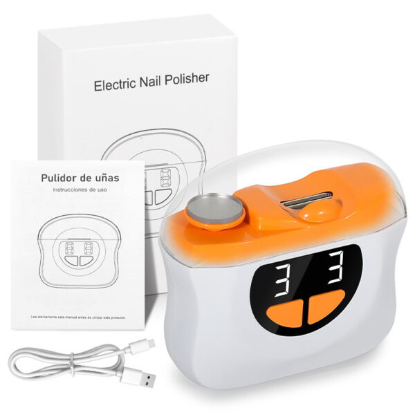 Electric Nail Clippers - Cutting And Grinding Device with Integrated LED Lighting Lamp - Image 3