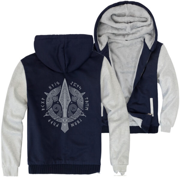 Viking Fleece Lined Hoodies - Image 9