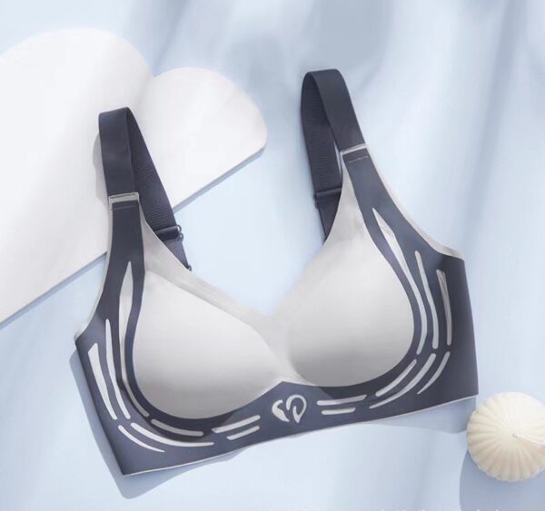 Super Gather Bra With Soft Support Adjustment - Wireless Push-Up Bra, High Elasticity Lifting Bra