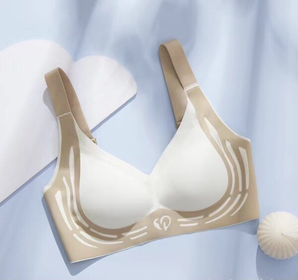 Super Gather Bra With Soft Support Adjustment - Wireless Push-Up Bra, High Elasticity Lifting Bra - Image 6