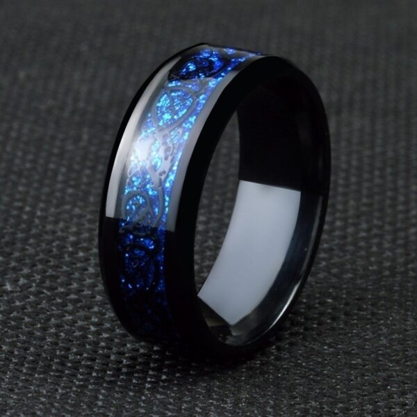 Black Heart Cubic Zirconia Ring Set for Anniversary/Wedding - Image 5