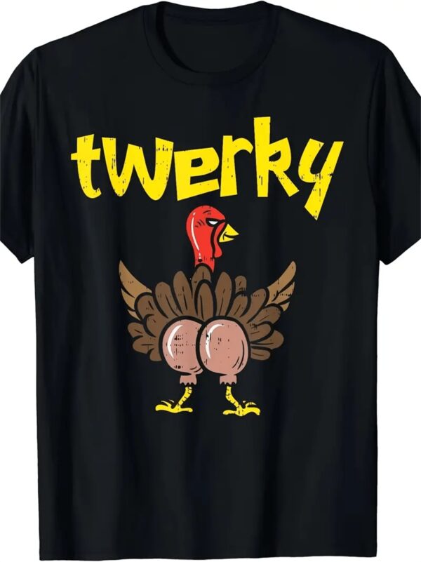 Summer Casual Short Sleeved T-shirt "Twerky" - Image 2