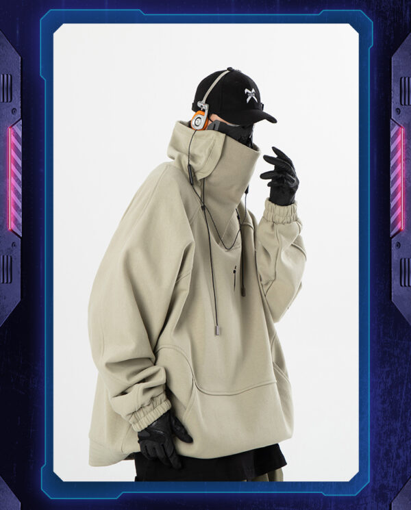 Plain Color Medieval Cloak Hoodie - Image 9