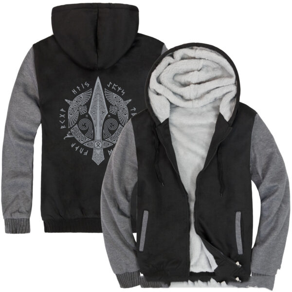 Viking Fleece Lined Hoodies - Image 8