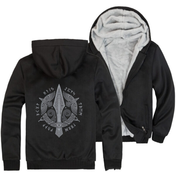 Viking Fleece Lined Hoodies