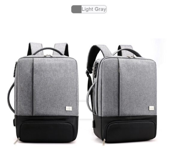 15.6 Laptop Anti Theft Bag with Shoe Compartment - Image 3