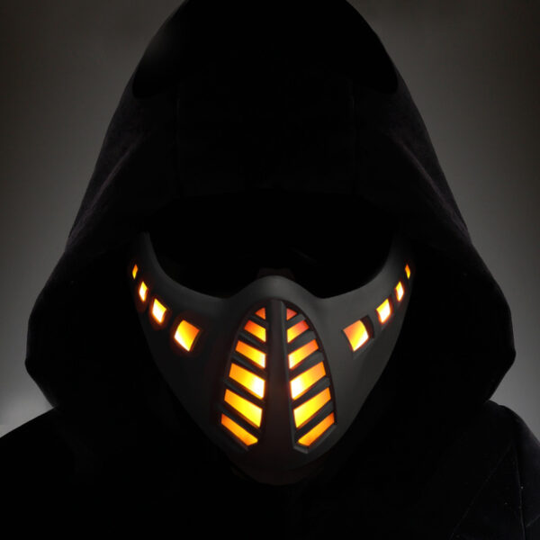 Tech Punk Cyberpunk Cosplay - LED Light Up Helmet Mask for Men