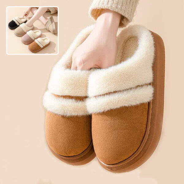Thick Bottom Casual Non Slip Velvet House Shoes