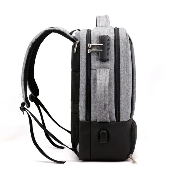 15.6 Laptop Anti Theft Bag with Shoe Compartment - Image 2