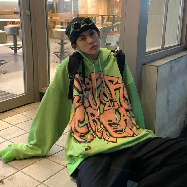 White Graffiti Hoodie | Jisung – Stray Kids - Image 5