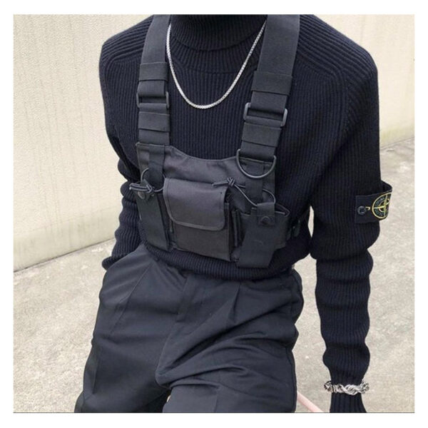 Tactical Chest Bag - Hip Hop Streetwear Harness Rig - Image 5