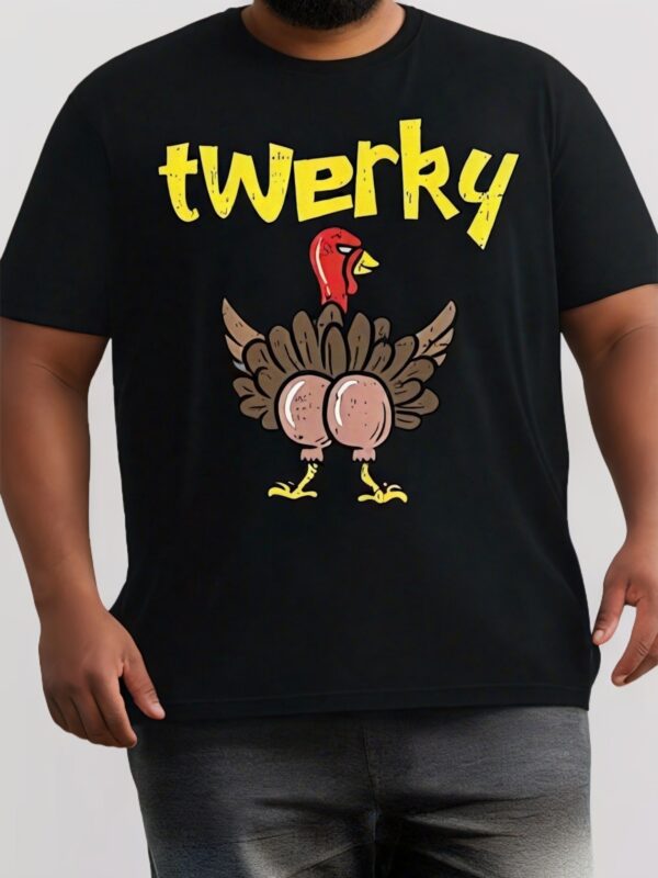 Summer Casual Short Sleeved T-shirt "Twerky" - Image 4