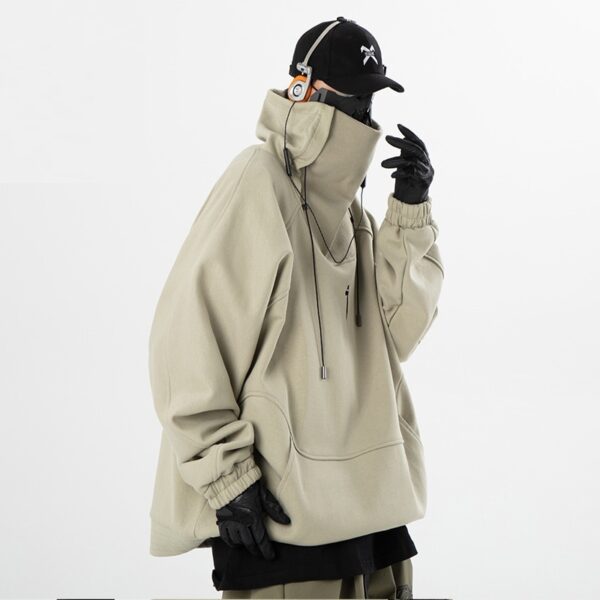Plain Color Medieval Cloak Hoodie - Image 3