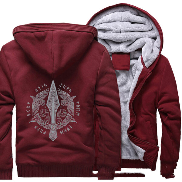 Viking Fleece Lined Hoodies - Image 5