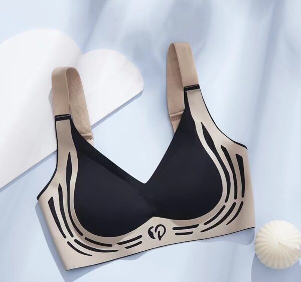 Super Gather Bra With Soft Support Adjustment - Wireless Push-Up Bra, High Elasticity Lifting Bra - Image 3