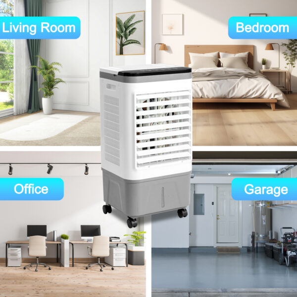 5.28Gal 3IN1 Portable Air Conditioner, Evaporative Air Cooler/Humidifier/Cooling, 12-hour Timer - Image 10
