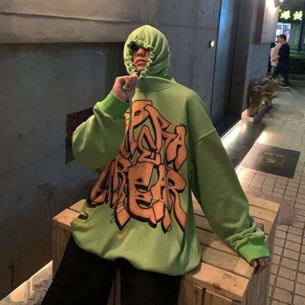 White Graffiti Hoodie | Jisung – Stray Kids - Image 6