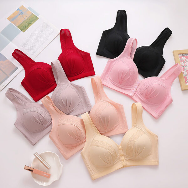 Front-Closure, Full Coverage Everyday Bra for Women (Wire-Free)