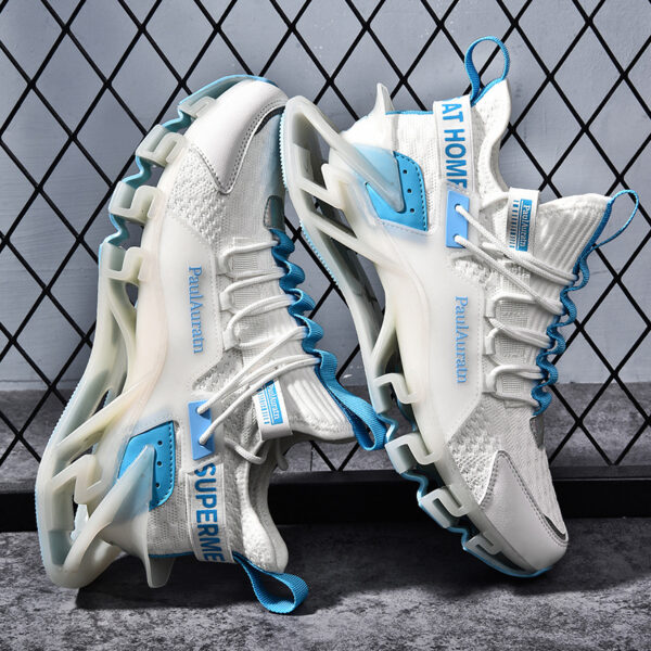 Aesthetic Blade Rubber Sole Sneakers - Image 6