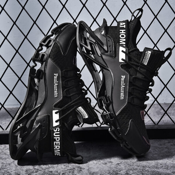Aesthetic Blade Rubber Sole Sneakers - Image 4