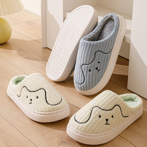 Striped Cat Slippers - Indoor Non-slip Bedroom Slipper - Image 10