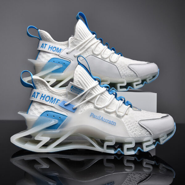 Aesthetic Blade Rubber Sole Sneakers - Image 5