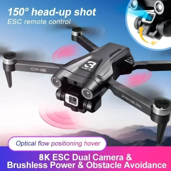 Z908 Pro Max GPS 8K HD Dual Camera Drone with Obstacle Avoidance - Image 2