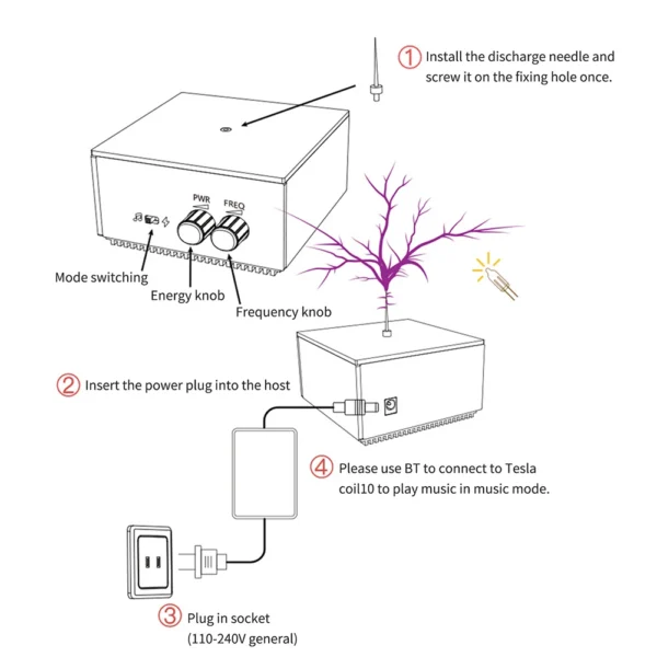 DIY Mini Tesla Coil Kit - Image 6