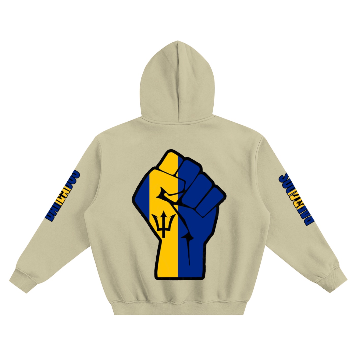 Fleeced Boxy Hoodie- Heavyweight Cotton Blend Streetwear - Image 6