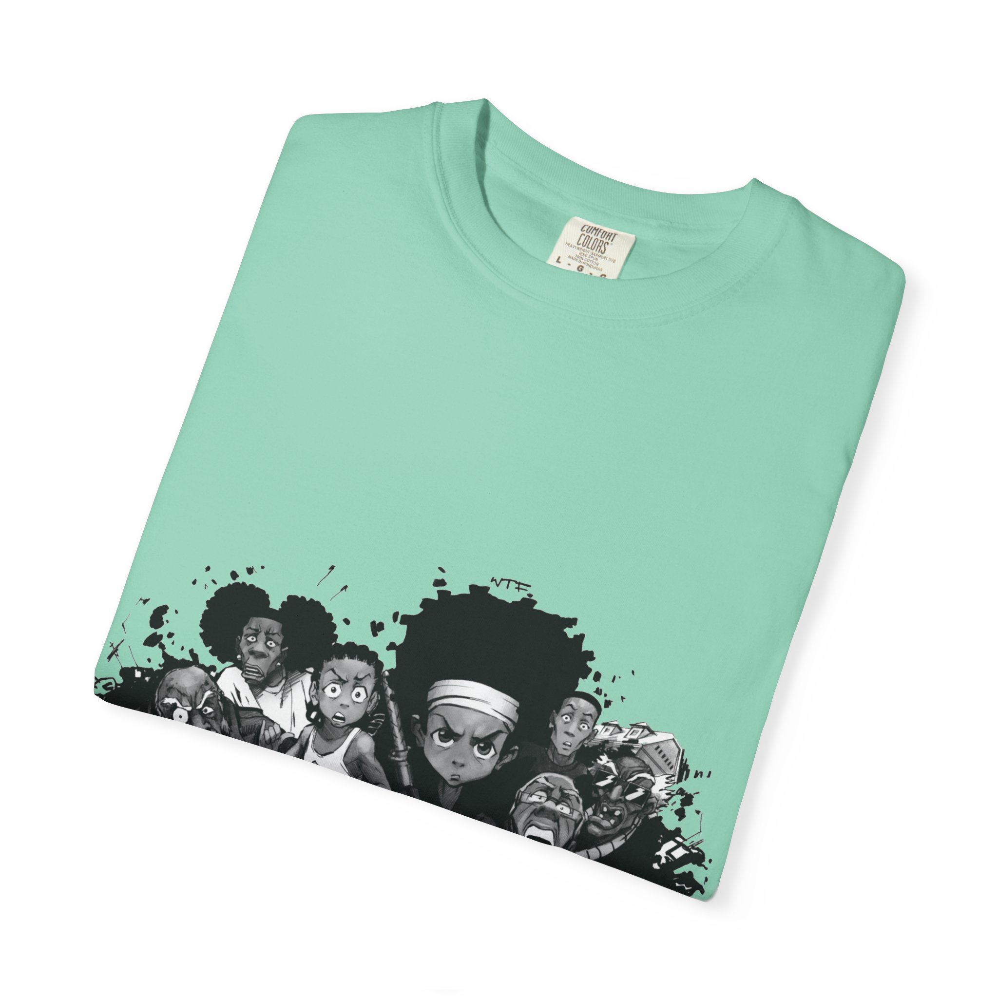 the boondocks "comfort colors 1717" unisex garment dyed t shirt the boondocks "comfort colors 1717" unisex garment dyed t shirt