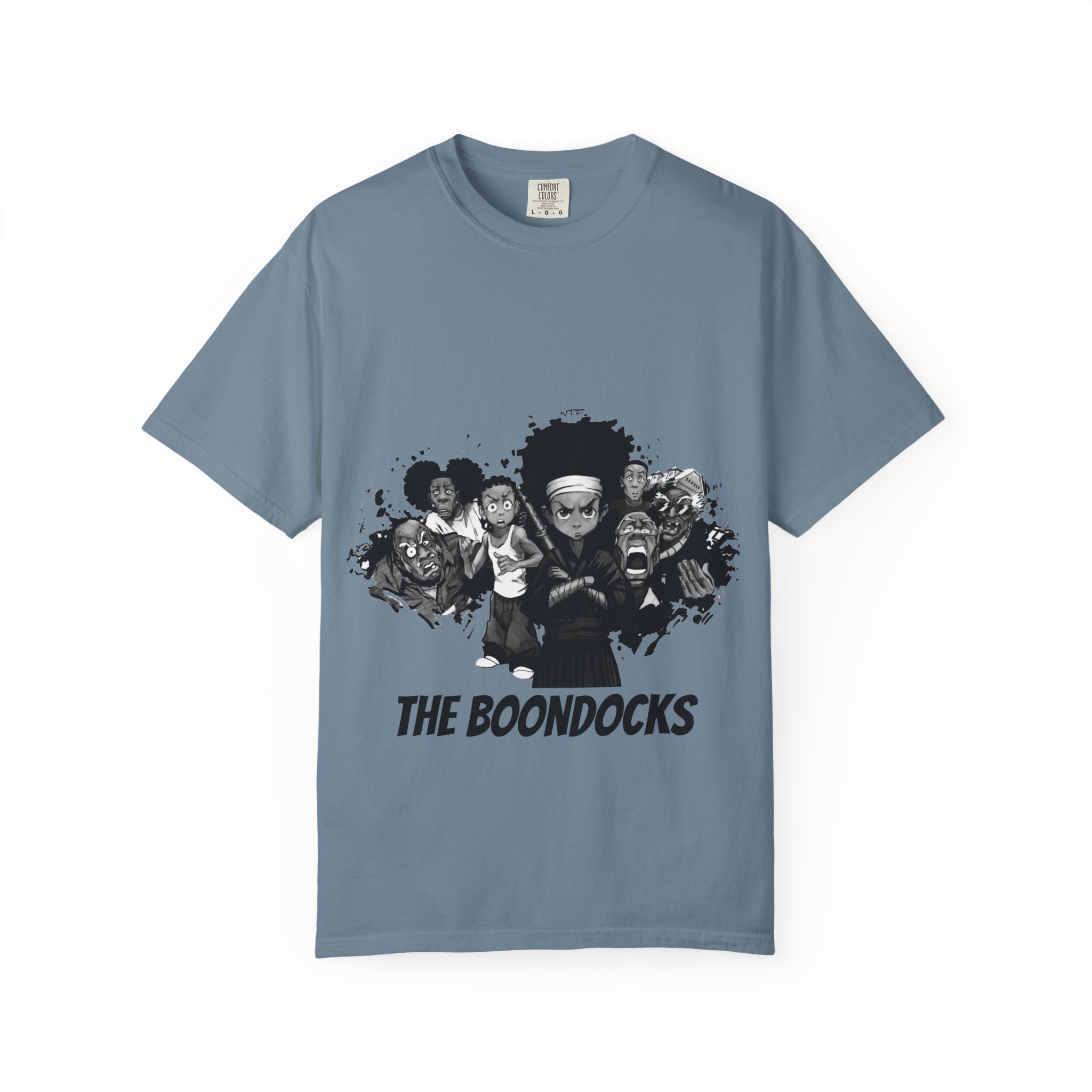 the boondocks "comfort colors 1717" unisex garment dyed t shirt the boondocks "comfort colors 1717" unisex garment dyed t shirt
