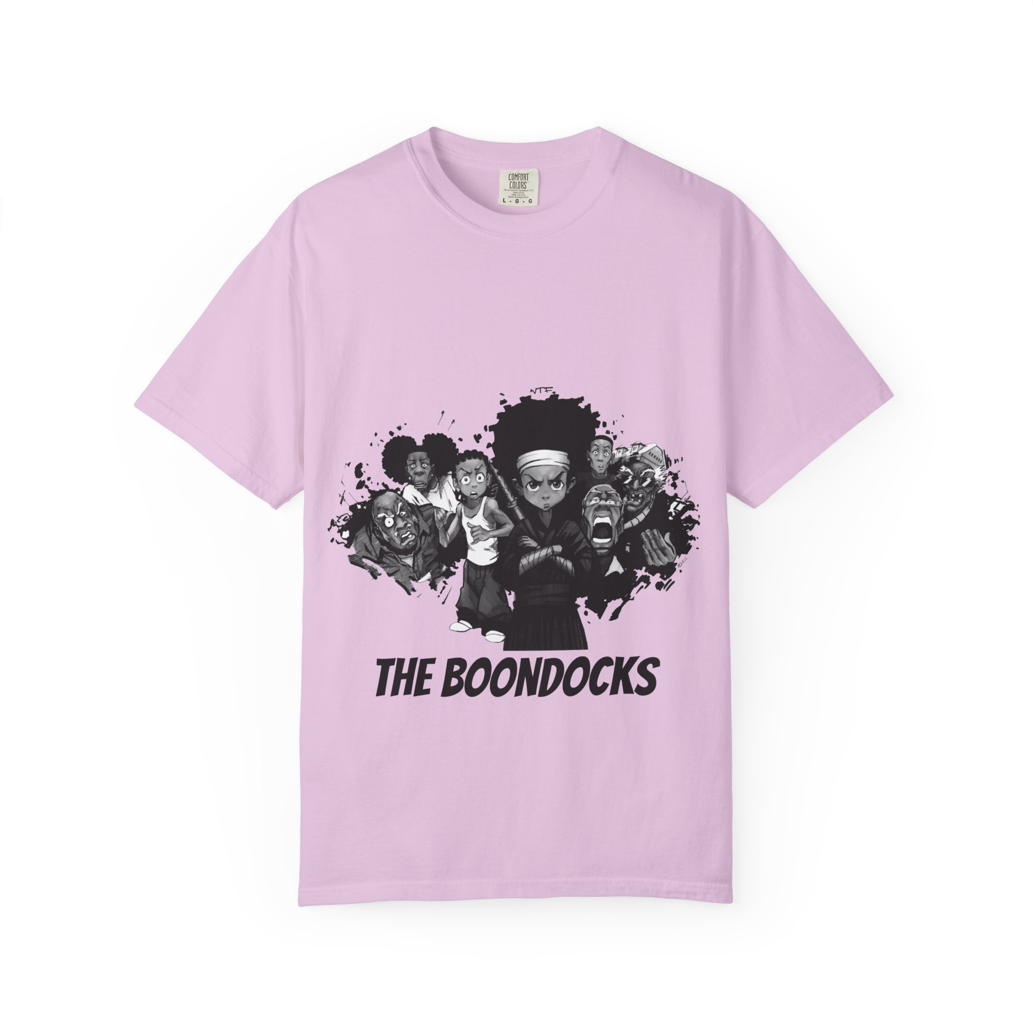 the boondocks "comfort colors 1717" unisex garment dyed t shirt the boondocks "comfort colors 1717" unisex garment dyed t shirt