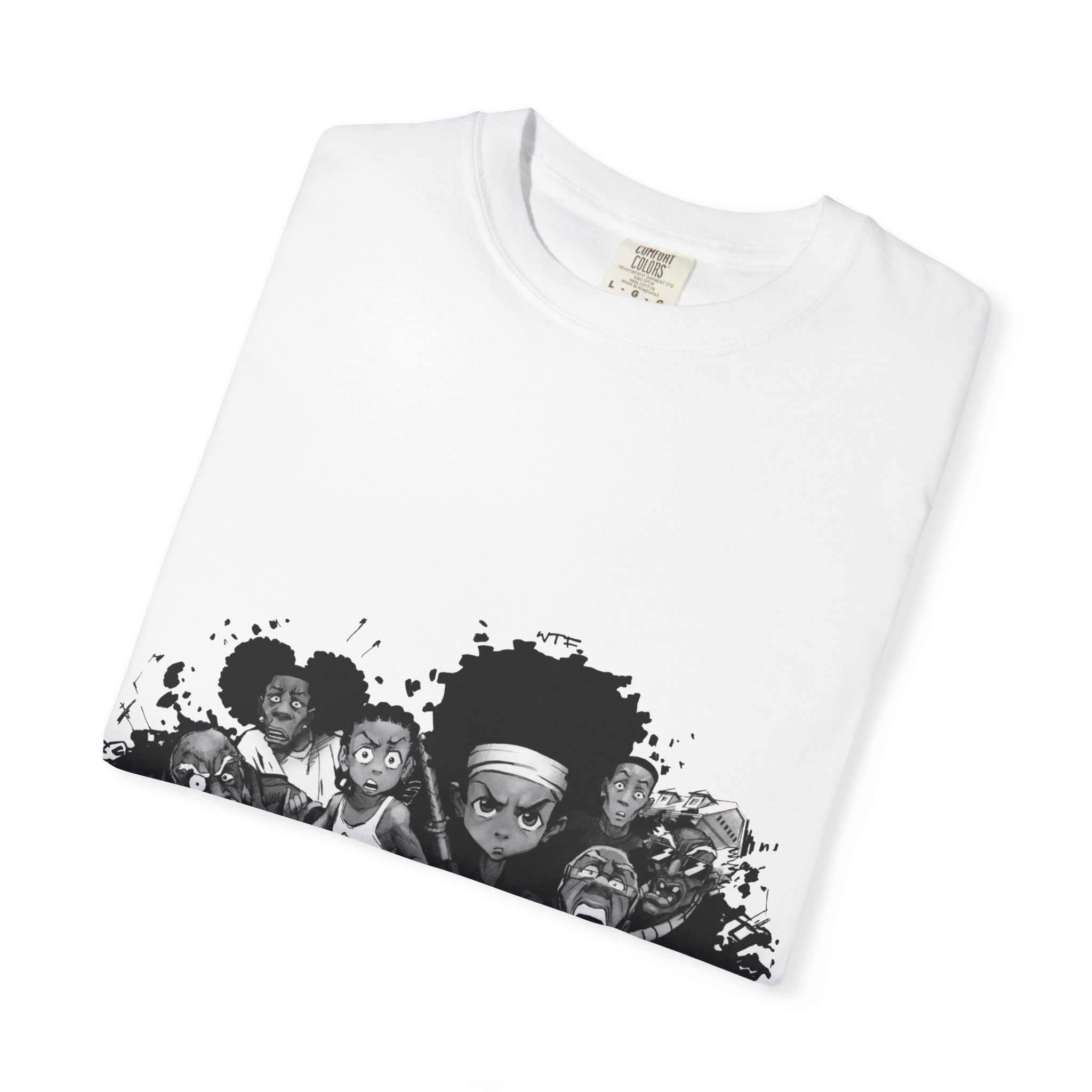 the boondocks "comfort colors 1717" unisex garment dyed t shirt the boondocks "comfort colors 1717" unisex garment dyed t shirt