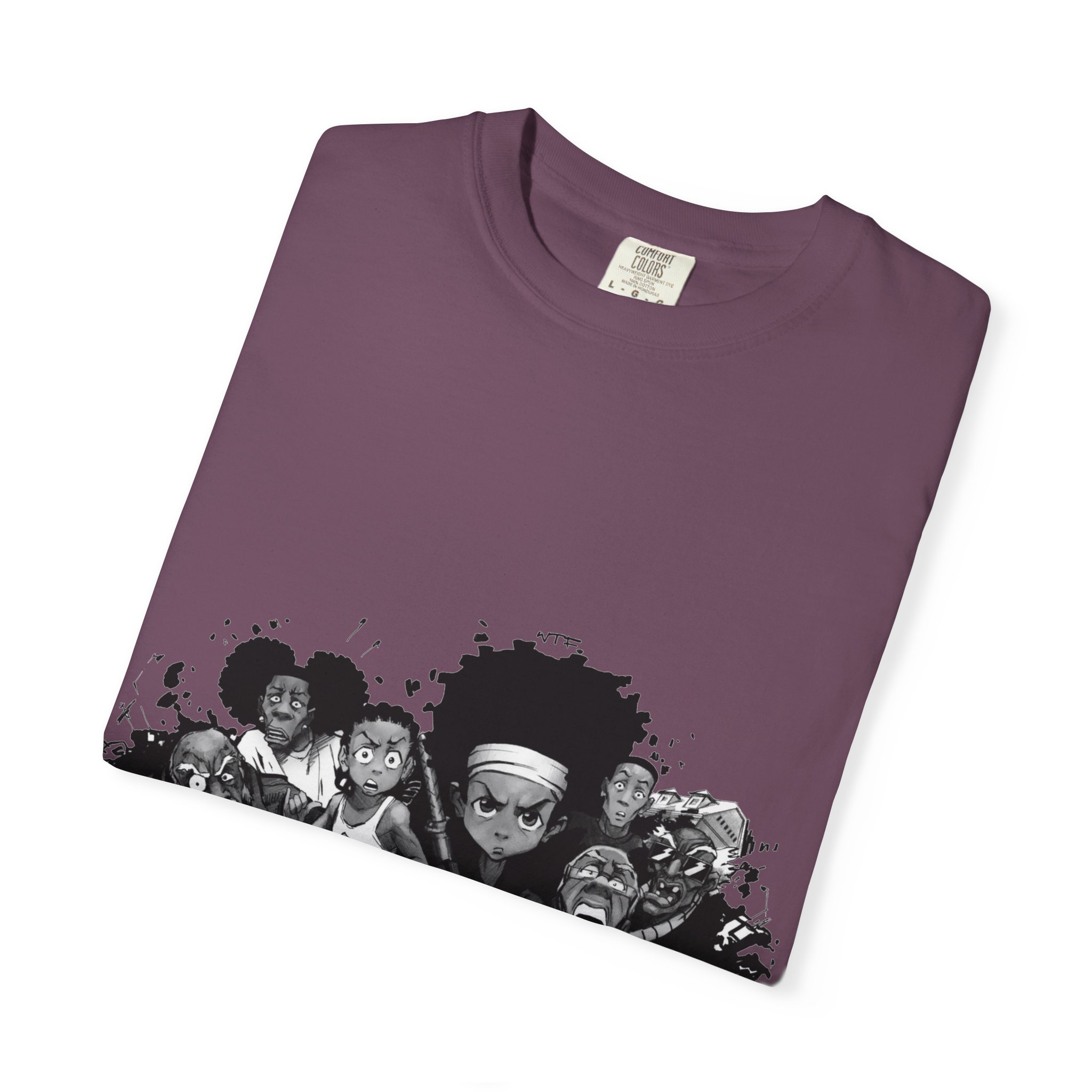 the boondocks "comfort colors 1717" unisex garment dyed t shirt the boondocks "comfort colors 1717" unisex garment dyed t shirt