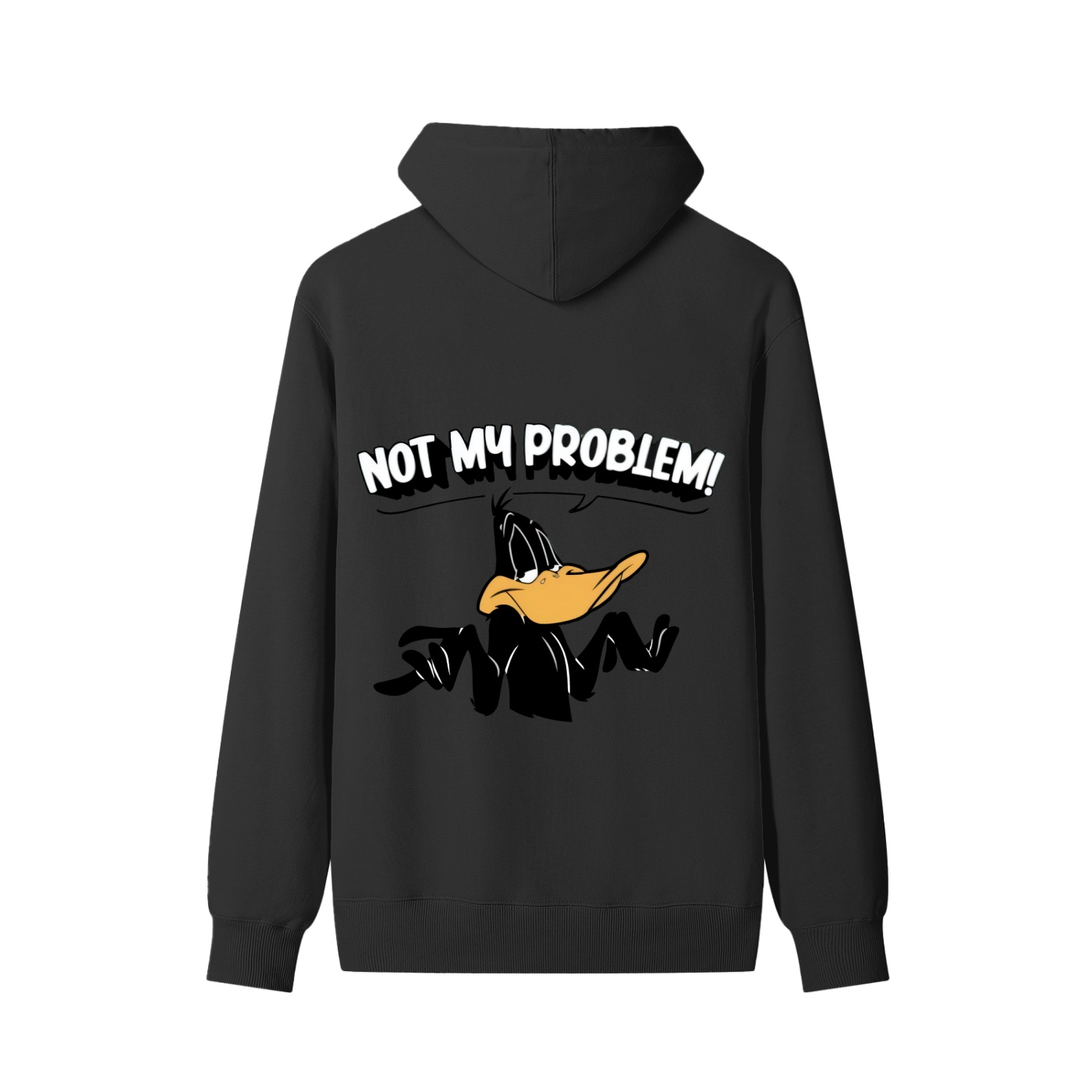 Daffy - not my problem Classic Unisex Cotton Hoodie
