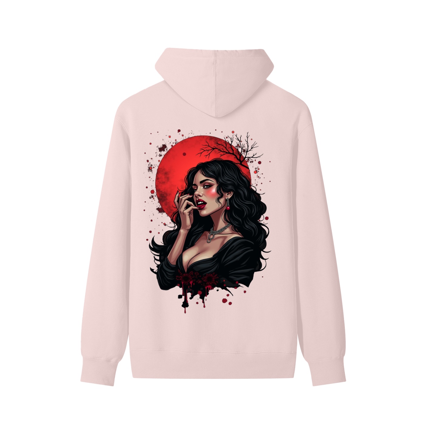 https://ajmall-vc-public-bucket.oss-us-west-1.aliyuncs.com/hugepod/material/custom_printing/ab45ac79545b436b8d7d522be0137530.png "lady of the night" classic unisex cotton hoodie