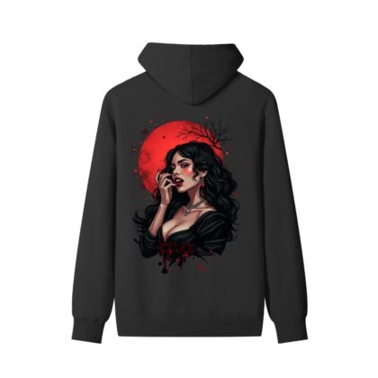 "lady of the night" classic unisex cotton hoodie
